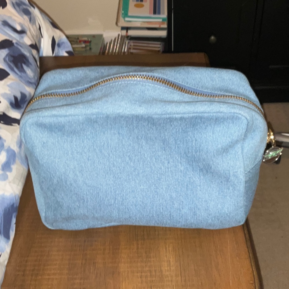 Stoney Clover Lane Denim Large Pouch SCL